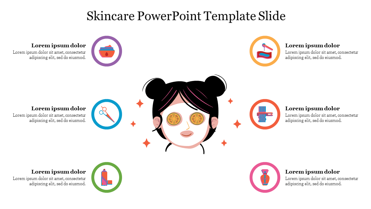 Skincare PowerPoint Template Slide